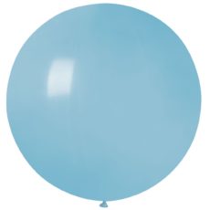 Латексный шар гигант голубой