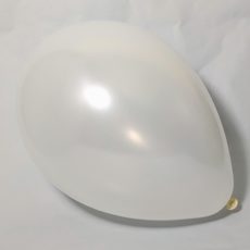 Латексный шар 11″ металлик белый pearl white