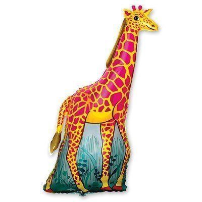 Фольгированный шар жираф