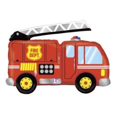 Фольгированный шар пожарная машина
